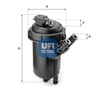 Топливный фильтр UFI 55.114.00