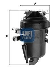 Корпус паливного фільтра UFI 55.163.00 (фото 1)