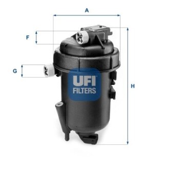 Топливный фильтр UFI 55.179.00