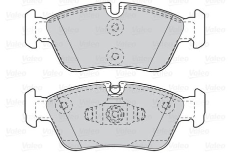Гальмівні колодки дискові BMW 1(E87)/3(E90,91) "2,0 "F "03-11 VALEO 302050