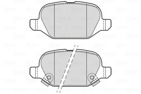 Гальмівні колодки дискові VAG A3/Octavia/Golf "F "12>> VALEO 302338