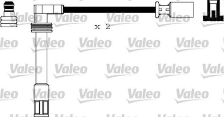 Комплект проводов зажигания VALEO 346126 (фото 1)