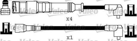 Комплект проводов зажигания VALEO 346217 (фото 1)