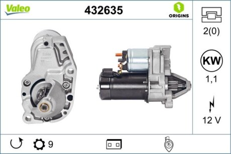 Стартер VALEO 432635 (фото 1)