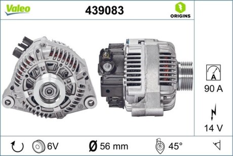 Генератор VALEO 439083