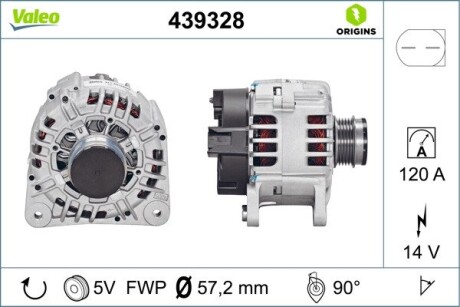 Генератор VALEO 439 328