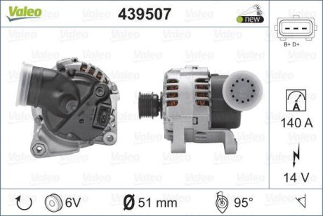 Генератор VALEO 439507 (фото 1)