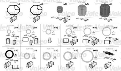 Комплект запчастин системи кондиціювання BMW VALEO 509294 (фото 1)