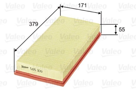 Фільтр повітряний VALEO 585109