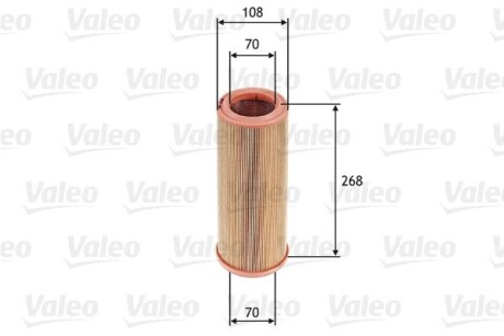 Воздушный фильтр VALEO 585631