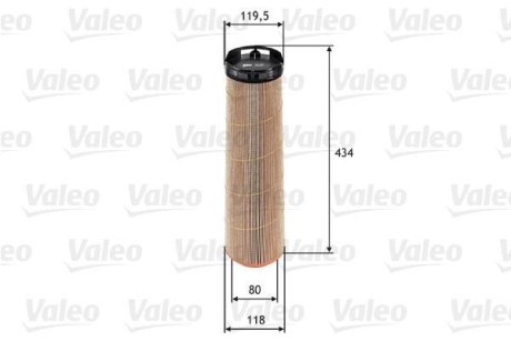 Воздушный фильтр VALEO 585670 (фото 1)