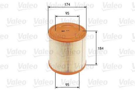 Воздушный фильтр VALEO 585740 (фото 1)