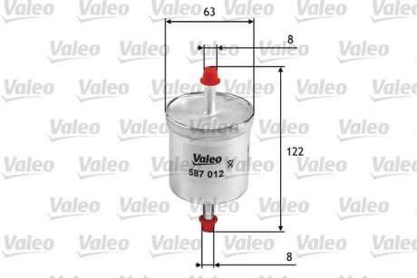 Топливный фильтр VALEO 587012