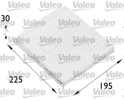 Фильтр, воздух во внутренном пространстве VALEO 698512