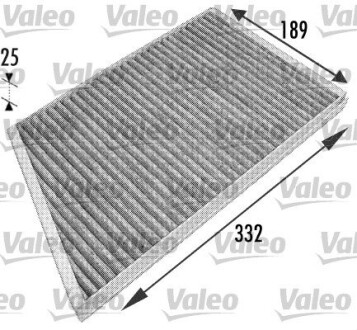 Фільтр салону вугільний VALEO 698743