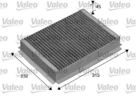 Фильтр, воздух во внутренном пространстве VALEO 715505