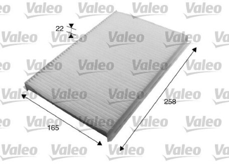 Фильтр, воздух во внутренном пространстве VALEO 715615 (фото 1)