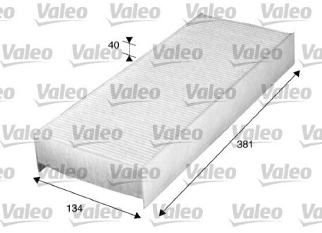 Фильтр, воздух во внутренном пространстве VALEO 716010 (фото 1)