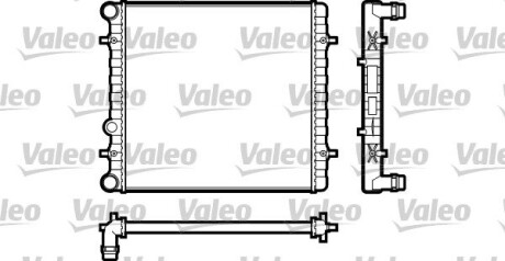 Радиатор, охлаждения дивгателя VALEO 731606