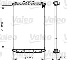 Радіатор охолодження двигуна VALEO 733509 (фото 1)