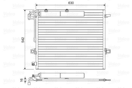 Радіатор кондиціонера VALEO 814025