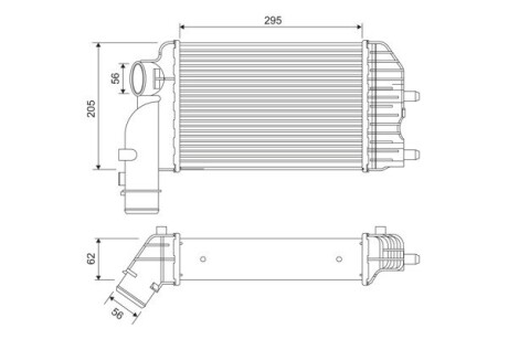 Интеркулер VALEO 817632