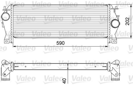 Радіатор наддуву VALEO 818340 (фото 1)