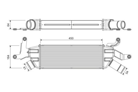 Інтеркулер VALEO 818370