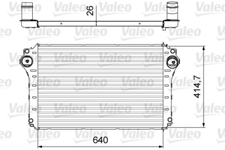 Радіатор наддуву VALEO 818568