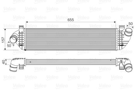 Інтеркулер VALEO 818571