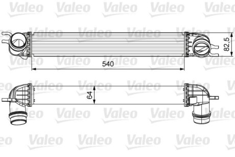 Радіатор наддуву VALEO 818605