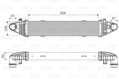 Інтеркулер VALEO 818616