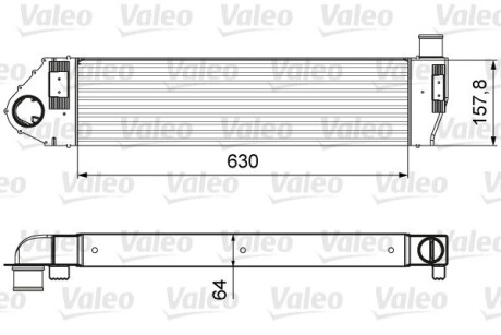 Радіатор наддуву VALEO 818621