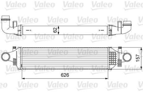 Радіатор наддуву VALEO 818624