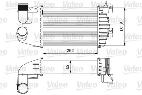 Радіатор наддуву VALEO 818627