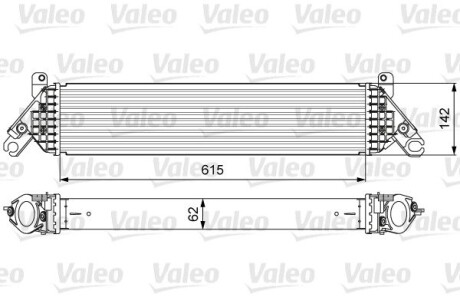 Радіатор наддуву VALEO 818630