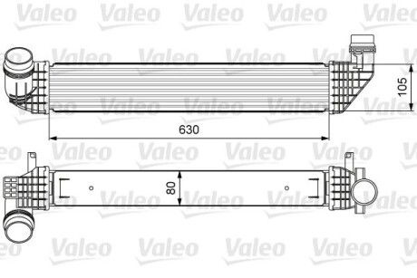 Радіатор наддуву VALEO 818636