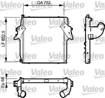 Интеркулер VALEO 818781