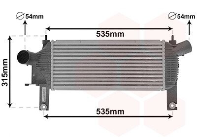 Інтеркулер NISSAN NAVARA (2005) 2.5 DCI VAN WEZEL 13004339 (фото 1)