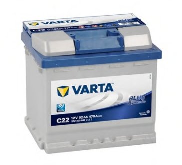 Стартерная аккумуляторная батарея VARTA 552400047 3132 (фото 1)