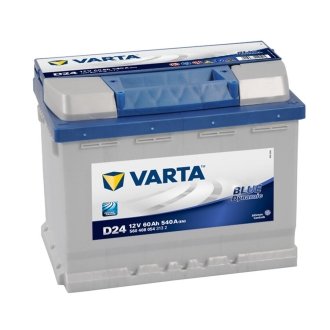 Батарея акумуляторна Blue Dynamic 12В 60Аг 540А(EN) R+ VARTA 560408054 (фото 1)