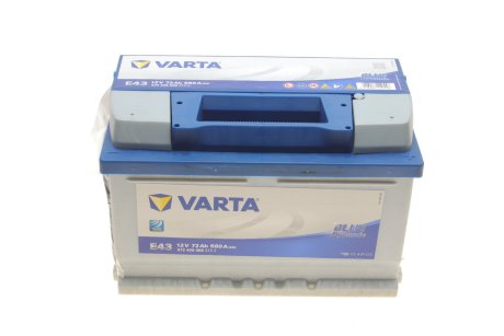 Стартерная аккумуляторная батарея VARTA 572 409 068 3132 (фото 1)