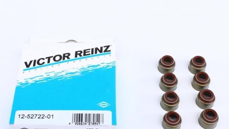 К-кт сальників клапана (8шт) EX Mazda 626 1.6/1.8/2.0 82-, 323 1.3/1.5 -89 VICTOR REINZ 12-52722-01 (фото 1)