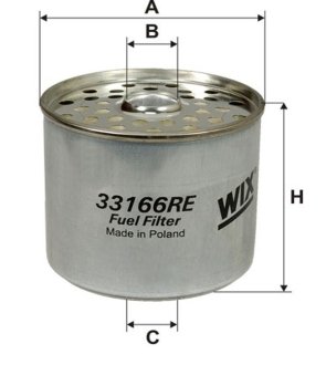 Фільтр паливний WIX FILTERS 33166RE