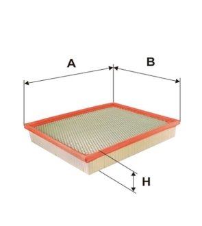 Фільтр повітря WIX FILTERS WA9656 (фото 1)