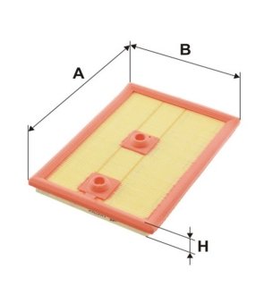 Фільтр повітряний VAG 1.2-1.4 TSI 13- (вир-во -FILTERS) WIX FILTERS WA9766 (фото 1)