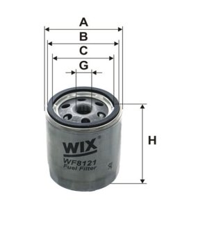 Фільтр палив. /PP932 (вир-во WIX-FILTERS) WIX FILTERS WF8121