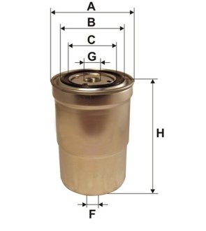 Фільтр палив. PP856/1/ (вир-во WIX-FILTERS) WIX FILTERS WF8341