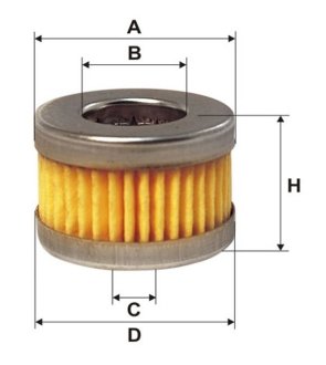 Фільтр палив. газ. обладнання LANDI /PM999/2 (WIX-FILTERS) WIX FILTERS WF8342 (фото 1)