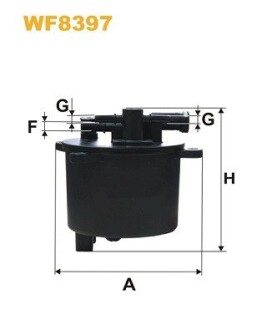 ФІЛЬТР ПАЛИВА WIX FILTERS WF8397